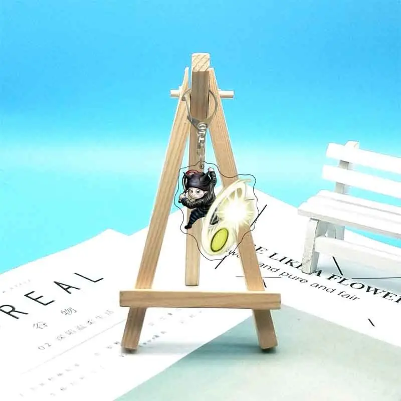 أنيمي دانغانرونا المفاتيح الكرتون Naegi ماكوتو توغامي Byakuya Komaeda Nagito الاكريليك قلادة كيرينغ مجوهرات اكسسوارات هدايا