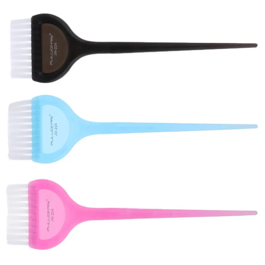 فرشاة صبغة شعر احترافية ، أداة صبغ تلوين ، بدلة فرشاة لصالون المنزل ، 3 ألوان اختيارية