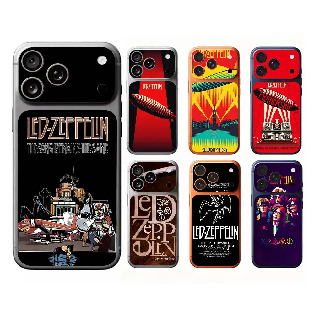 Funda Protectora Trasera para Apple iPhone 17 Pro/17 Pro Max con Diseño de Led Zeppelin, Vinilo Decorativo Colorido