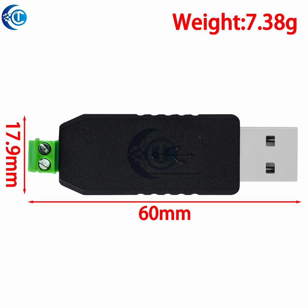 Wide Compatibility RS485 to USB Adapter, Compatible with Windows XP/7/10/11, Vista, Linux, macOS, WinCE 5.0