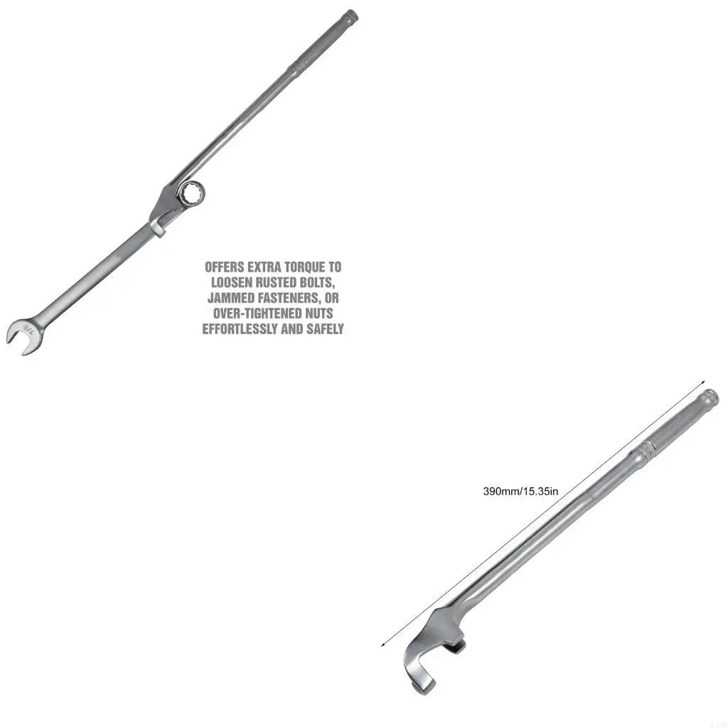

P82E Wrench Extender Tool Rod Garage Repair Automotive Wrench Extension Adapter