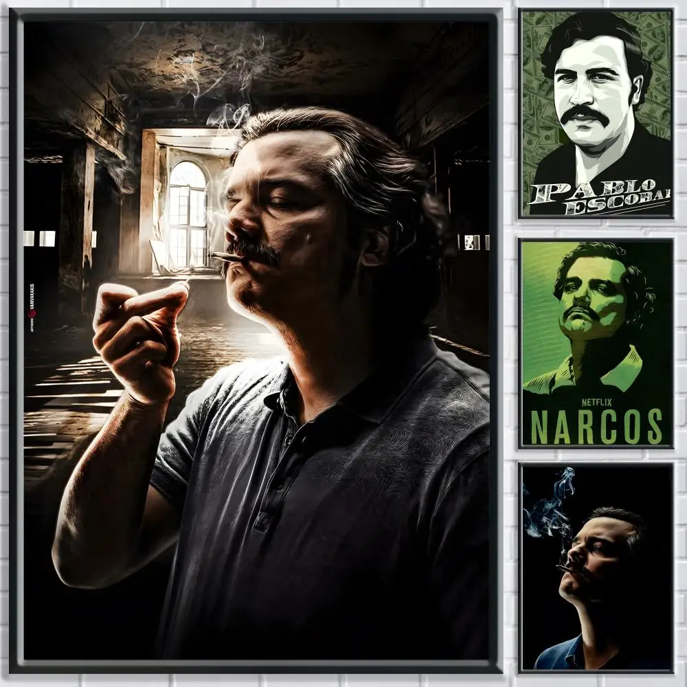 Lord Pablo Escobar Narcos Mugshot Poster Bedroom living room