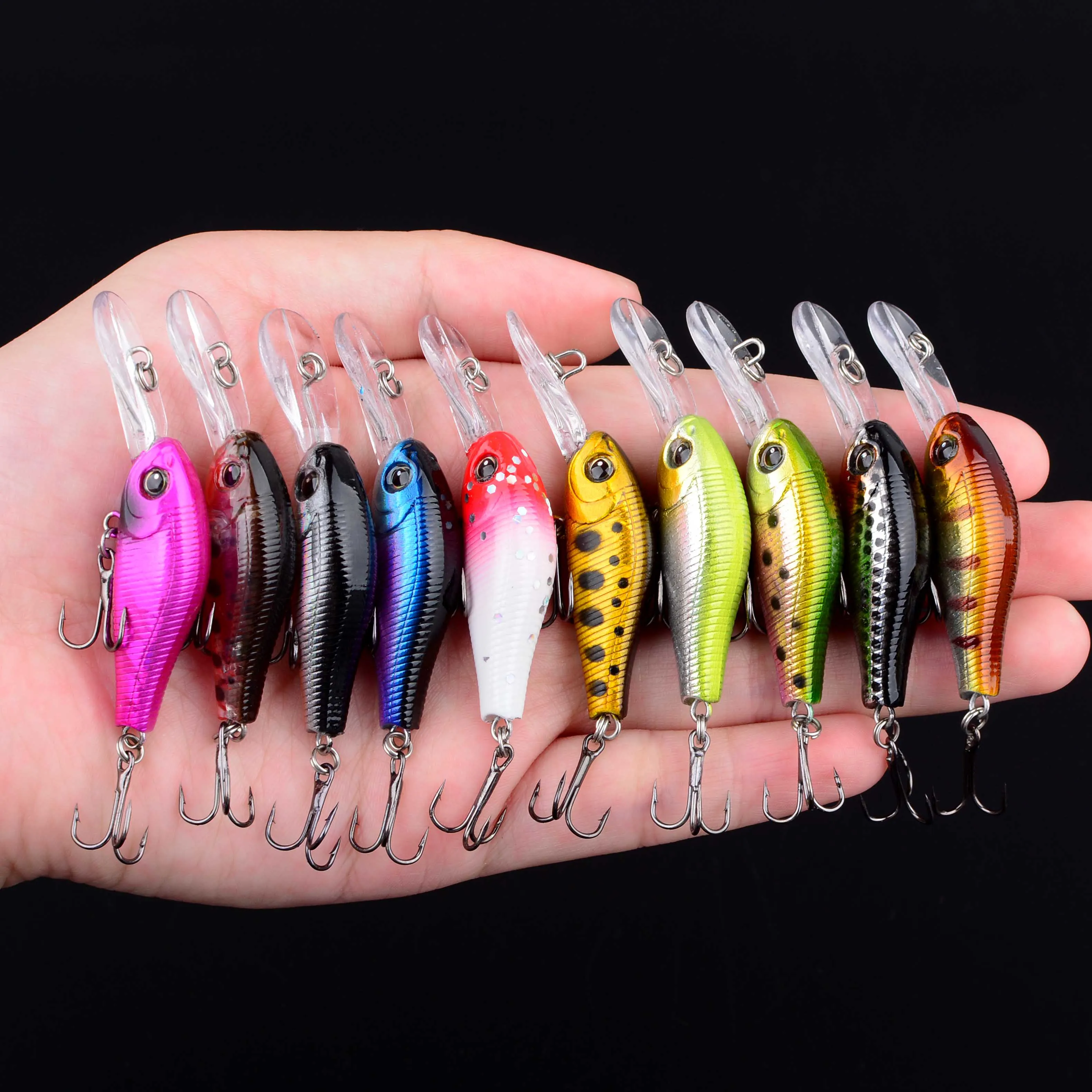 Crankbait Minnow boyante – Jerkbait para black bass - imagen 3