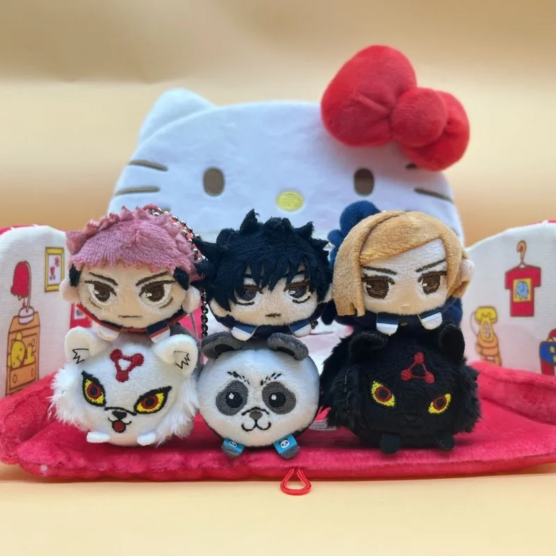 

Jujutsu Kaisen Yuji Itadori Fushiguro Megumi Kugisaki Nobara Plush Doll Anime Peripherals Cute Cartoon Pendants Kawaii Gifts