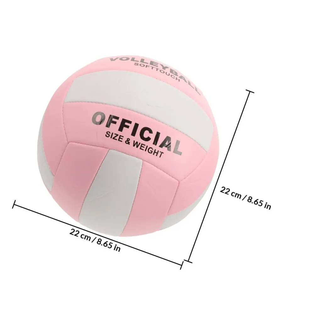 Premium Soft Volleyball for Indoor Sports Training Stitched Design Vibrant Color Scheme Superior Durability Thick Material