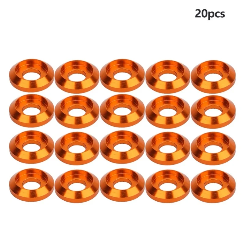 20PCS 6061 Aluminum Alloy Screw Washer Gasket For M3 Hex Socket Screws