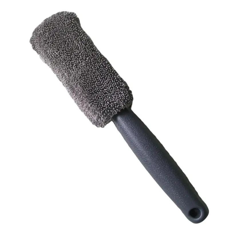 Complete Wheel Cleaning Soft Plastic Brushes Compact Ergonomic Handles For Car Rims Detailing And Maintenance