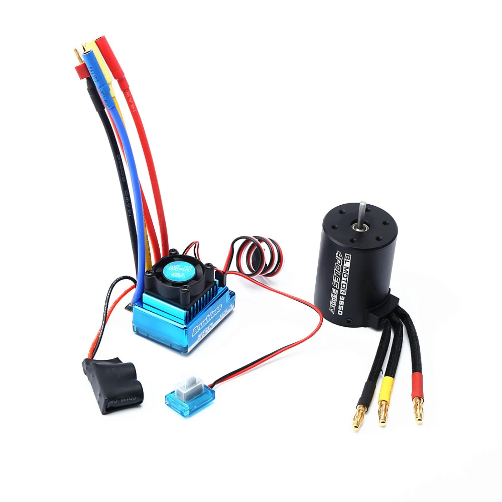 3650 2300KV Brushless Motor & with 120A ESC Combo Replacement for HSP HPI Wltoys 1:8 / 1:10 Remote Control Car and Boat Part