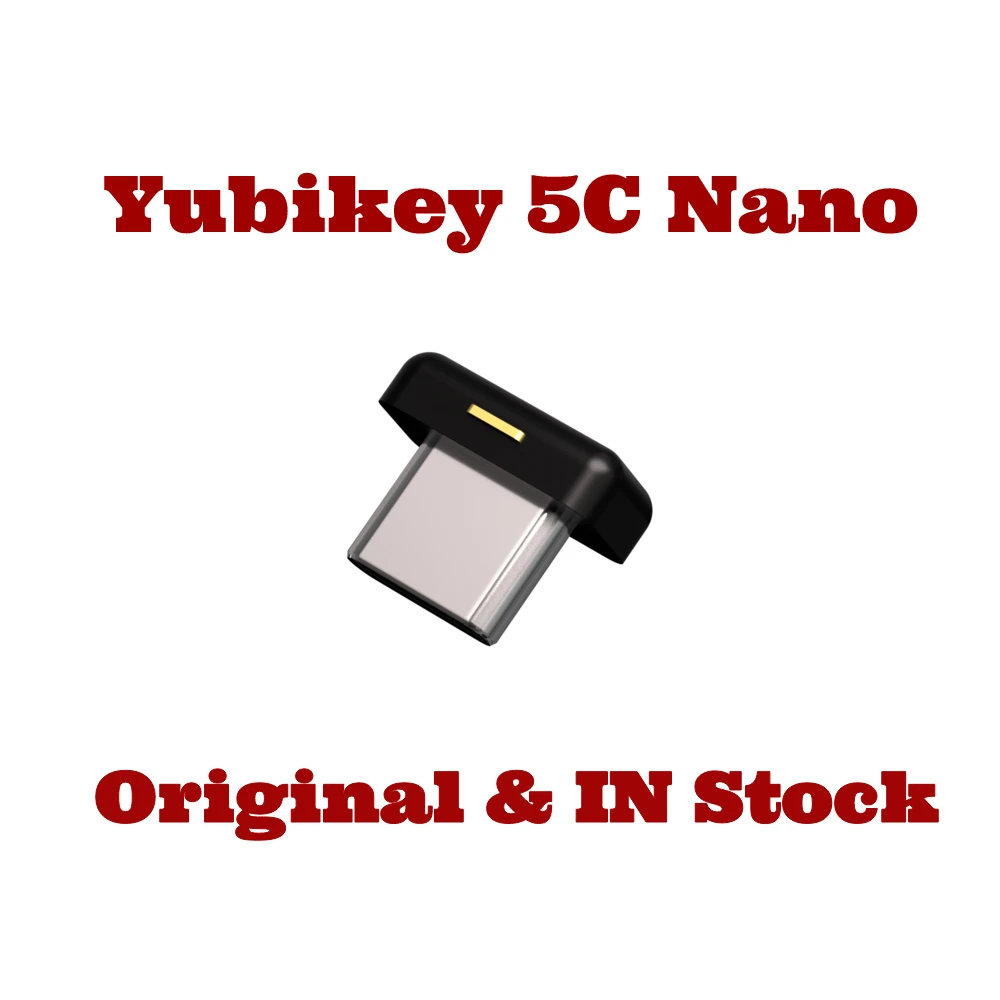 Yubikey Yubico 5c Nano USB-C Security Key，WebAuthn, FIDO2 CTAP1, FIDO2 CTAP2, Universal 2nd Factor (U2F)