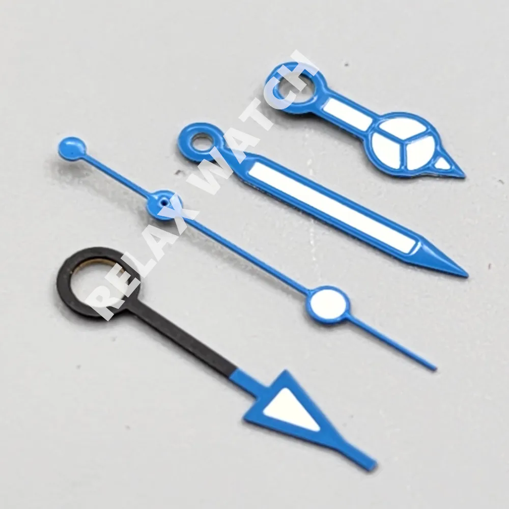 다양한 색상 녹색 발광 시계 바늘, 일본 NH34 GMT 듀얼 타임 존 디스플레이, 자동 기계식 무브먼트