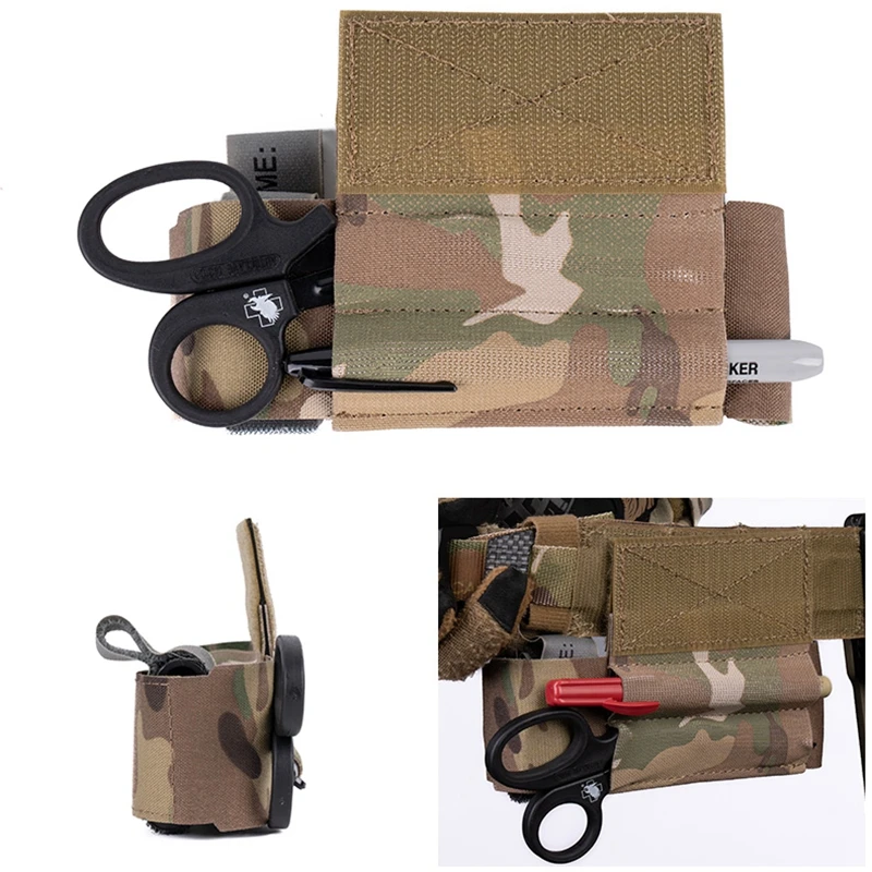 Tactical TQ Pouch MOLLE Connectors for Duty Belt Outdoor Sports Medical Tourniquet Holder Accessory Storage Bag