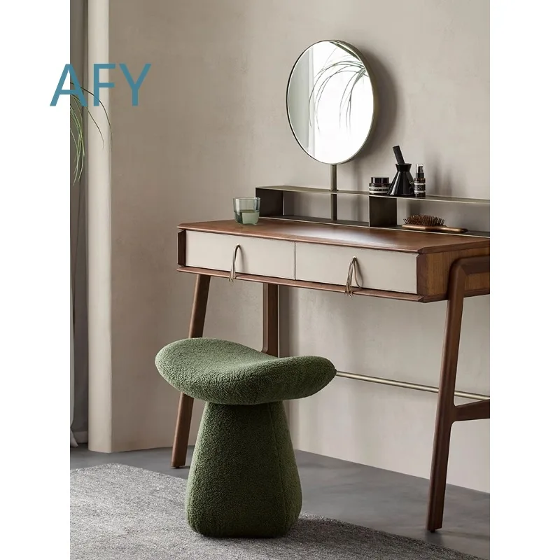 Cream-Colored Boudoir Chair for Bedroom for Small Entryway Bench for Dressing Room for Living Room for Gold Legs Luxe Low