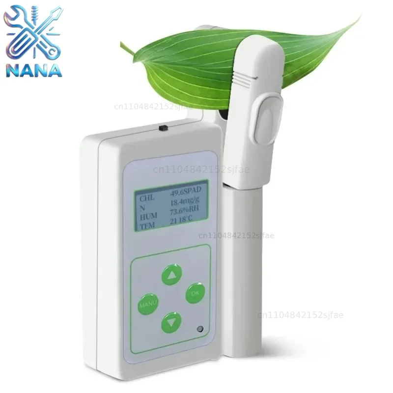 Portable Plant Nutrition Analyzer Chlorophyll Tester Meter Leaf Temperature for Agricultural Enthusiasts Farm Garden Scientific