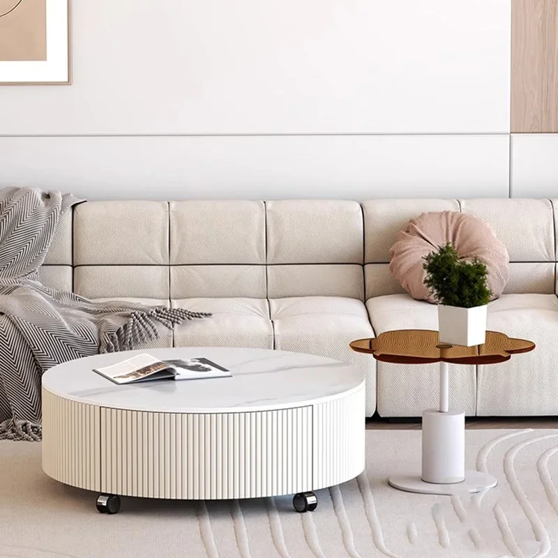

Postmodern Design Coffee Tables Round Living Room Luxury Modern Coffee Tables Minimalist Replica Couchtisch Trendy Furniture
