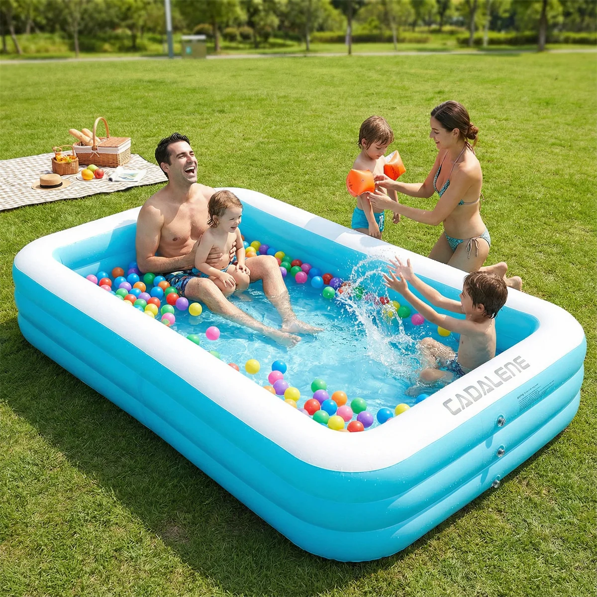 Inflatable swimming Pool for Kids and Adults,120