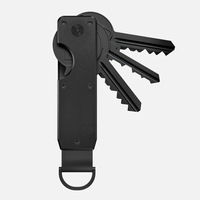 portable metal aluminum alloy key chain with screwdrive organizer clipper storage desk top holder 2-6pcs accessories man gift