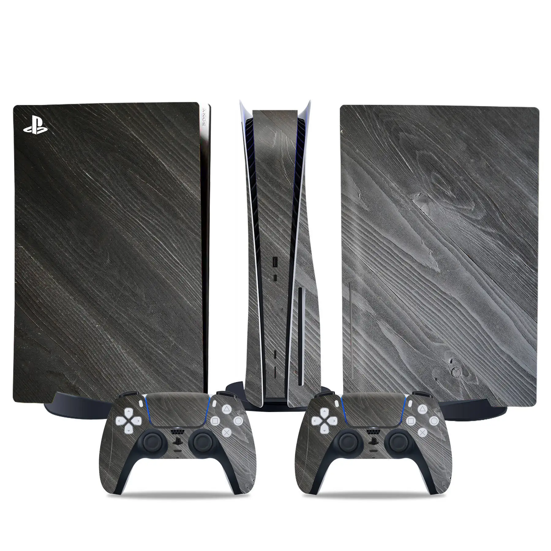 Минималистичные деревянные цвета для PS5 — современные обертывания для консолей