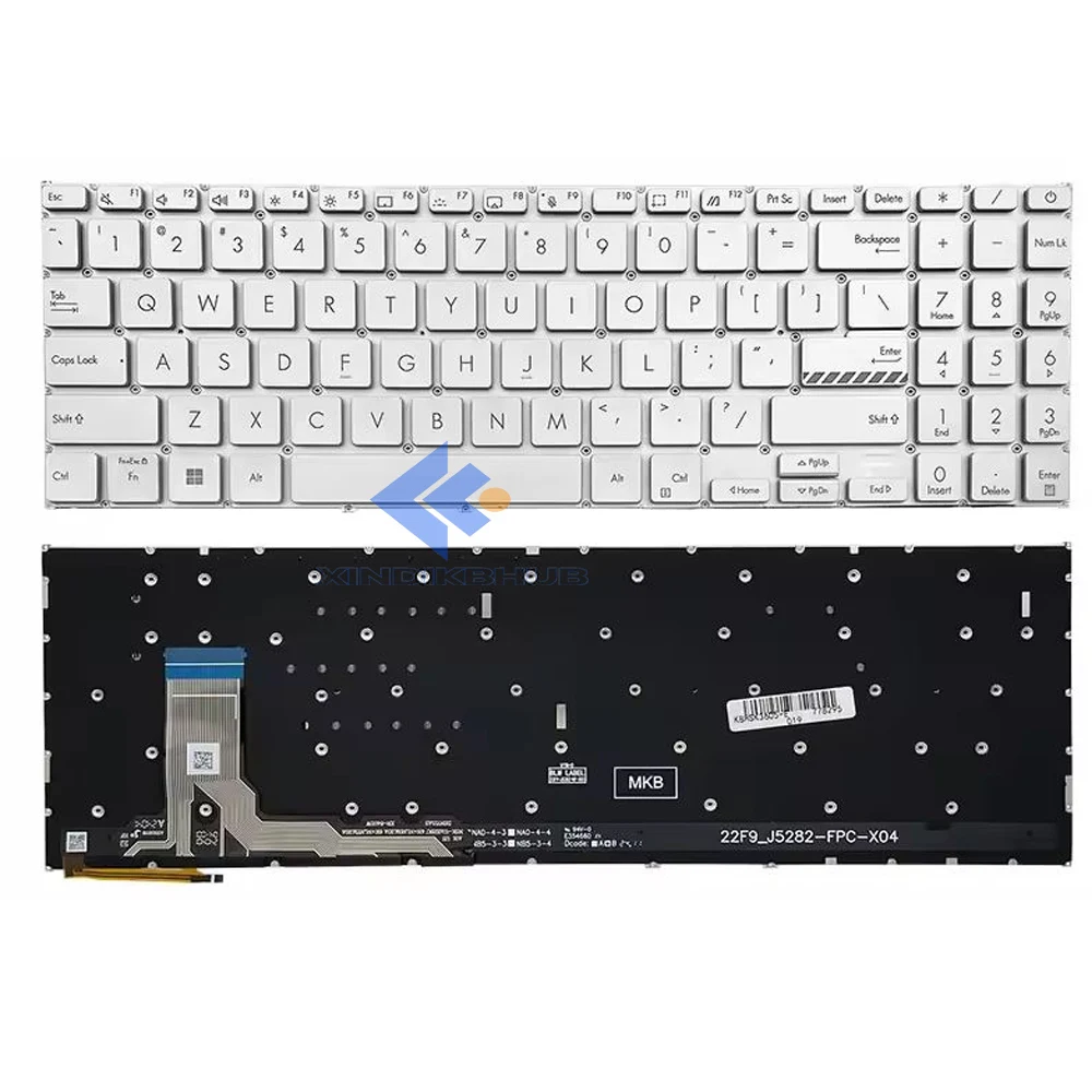 

XIN-US клавиатура для ноутбука с подсветкой для Asus Vivobook X1504 X1504V X1504VA X1504Z X15047A, F1504 F1504ZA E1504 E1504F E1504G E1504FA