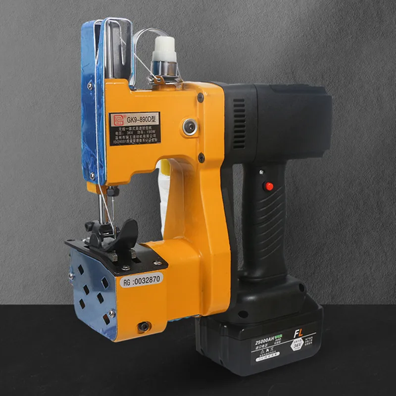 Woven Bag Sealing Machine,890DPortable Charging Lithium Battery Electric Sewing Machine,For Automatic Packaging Textile Industry