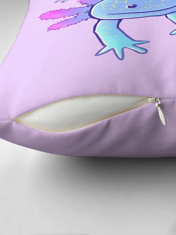 You're Going to Get Through This Just Fine Axolotl Throw Pillow Room decorating items Cushions For Sofa