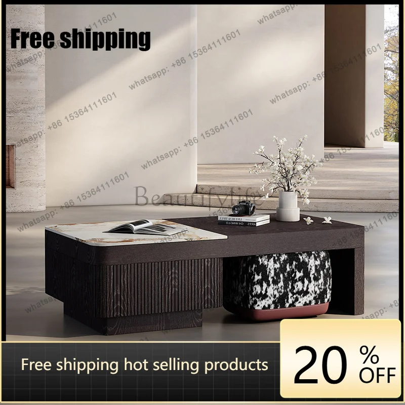 FGNordic Modern Coffee Tables Premium Aesthetic Luxury Living Room Center Table Trendy Mesa De Centro Sala Living Room Furniture