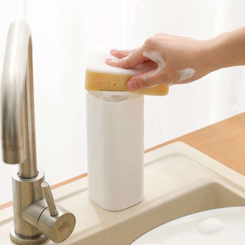 Vloeibare Zeepdispenser Met Pomp Handen Schuimende Flessen Herbruikbare Pers Keukenschotel Schuim Zeepfles Badkamer Shampoo Conditioner