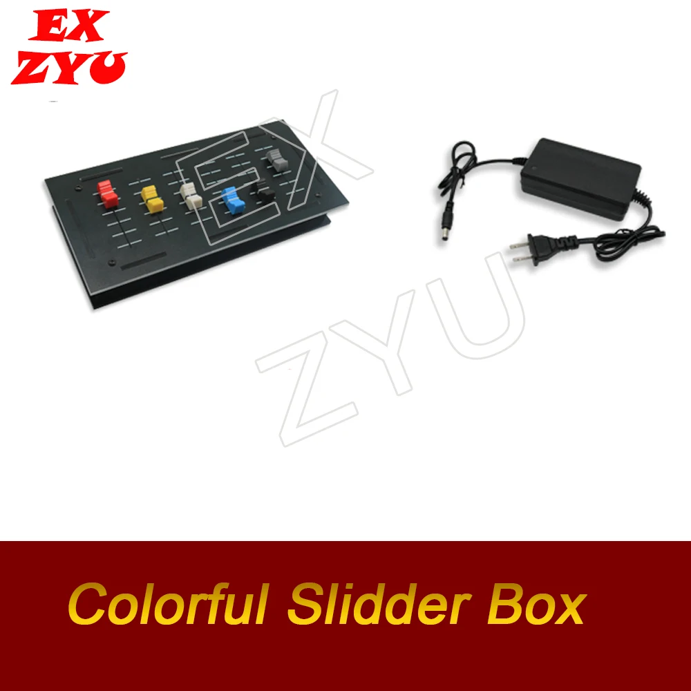 Escape Room Props Colorful Slider Box turn all colorful sliders in right position to open the door chamber room EX ZYU