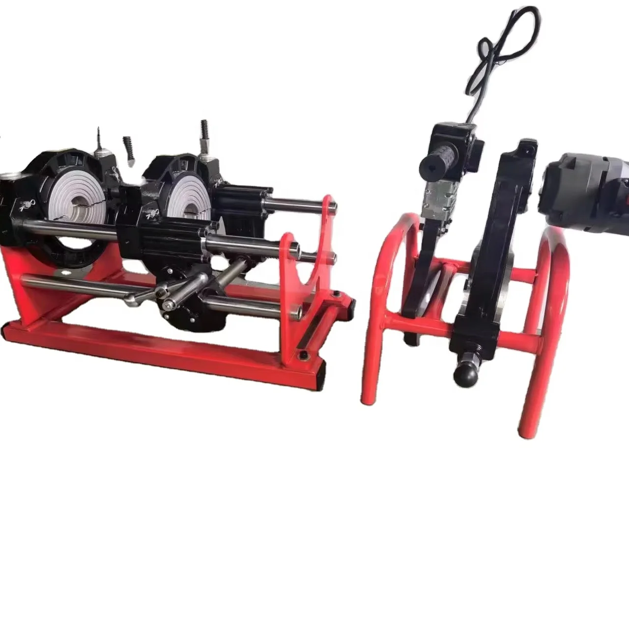 

Manual Drive 2 Clamps PE Pipe Butt Welding Machine 90-250mm for Butt Welders 220V