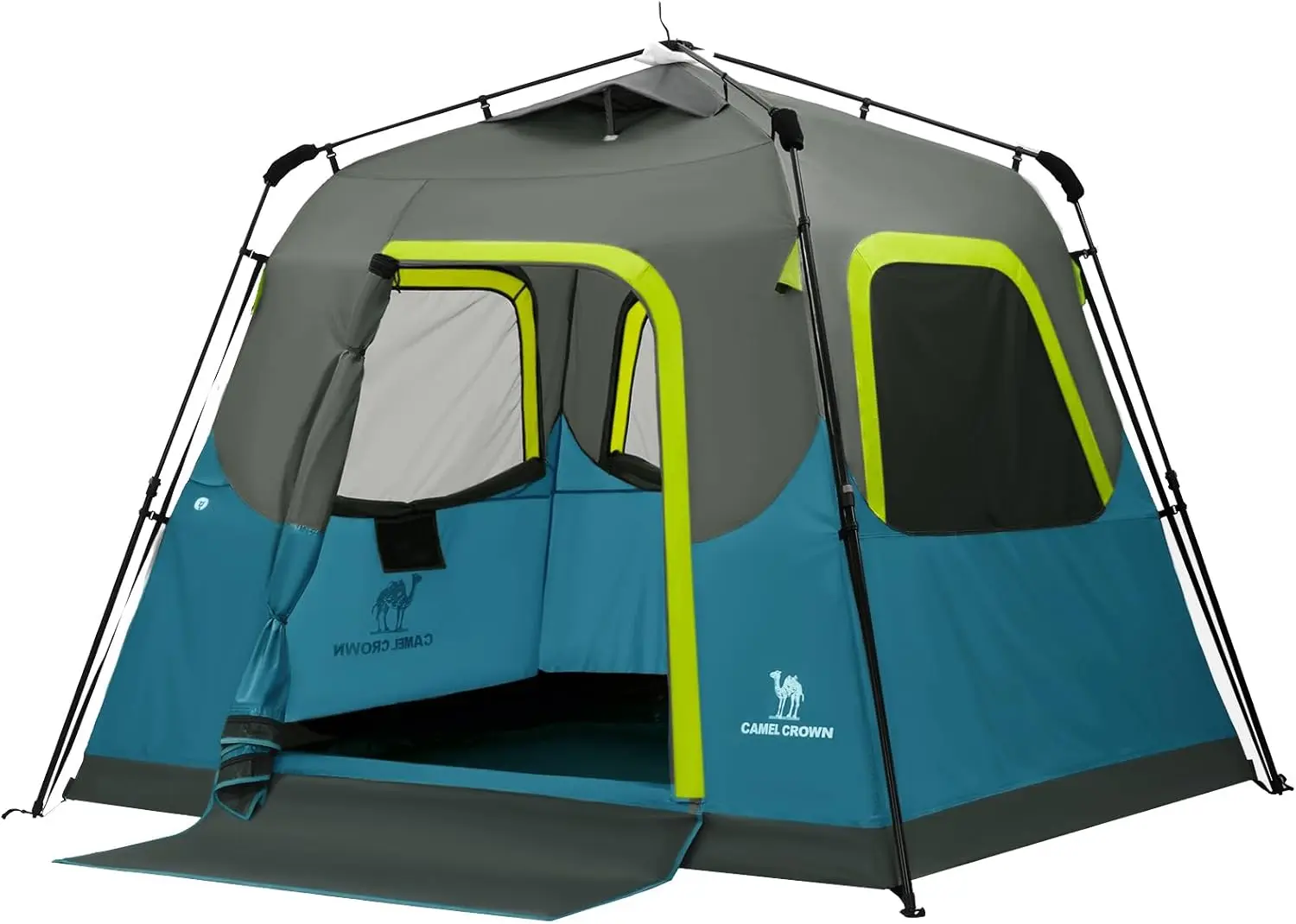 

Мгновенные палатки для кемпинга, палатка на 4-6 человек, водонепроницаемая, простая установка, установка на 60-секундные туристические палатки с сумкой для переноски