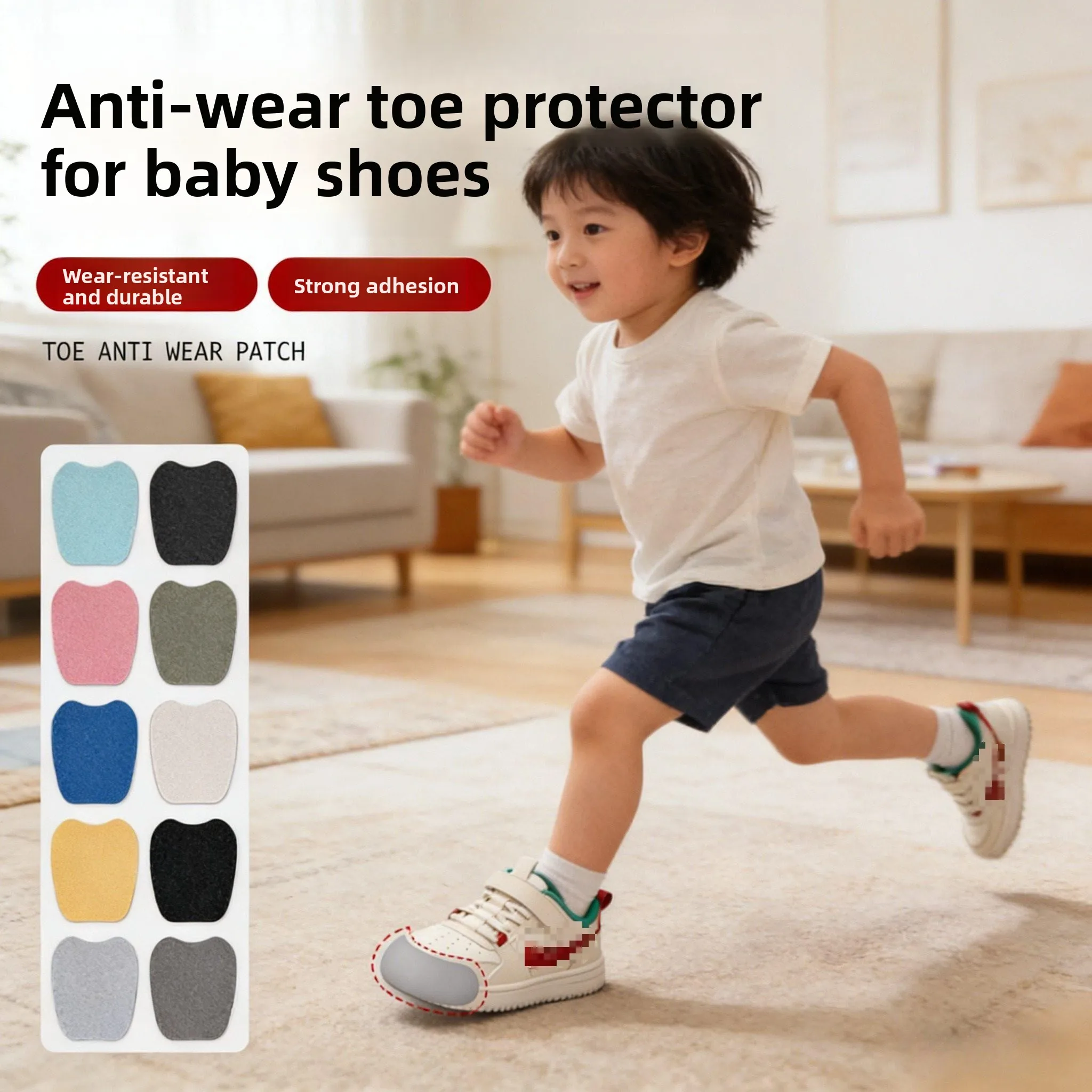 Strong Self-Adhesive Shoe Repair Stickers Anti-Wear Nose Patch Men's Women's Shoes Hole Repair Tools New Model Shoe Accessories