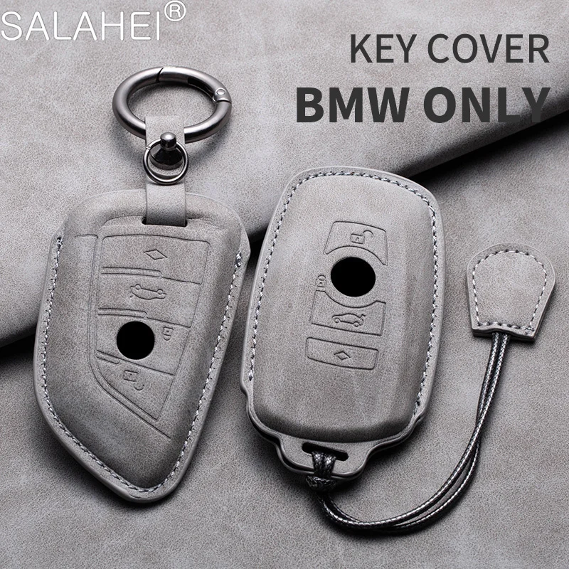 New Sheepskin Car Key Case Cover Shell For BMW F30 F31 F32 F34 F20 F21 F07 F10 1 3 5 7 Series X1 X3 G01 X4 G02 X5 F15 F16 M3 M4