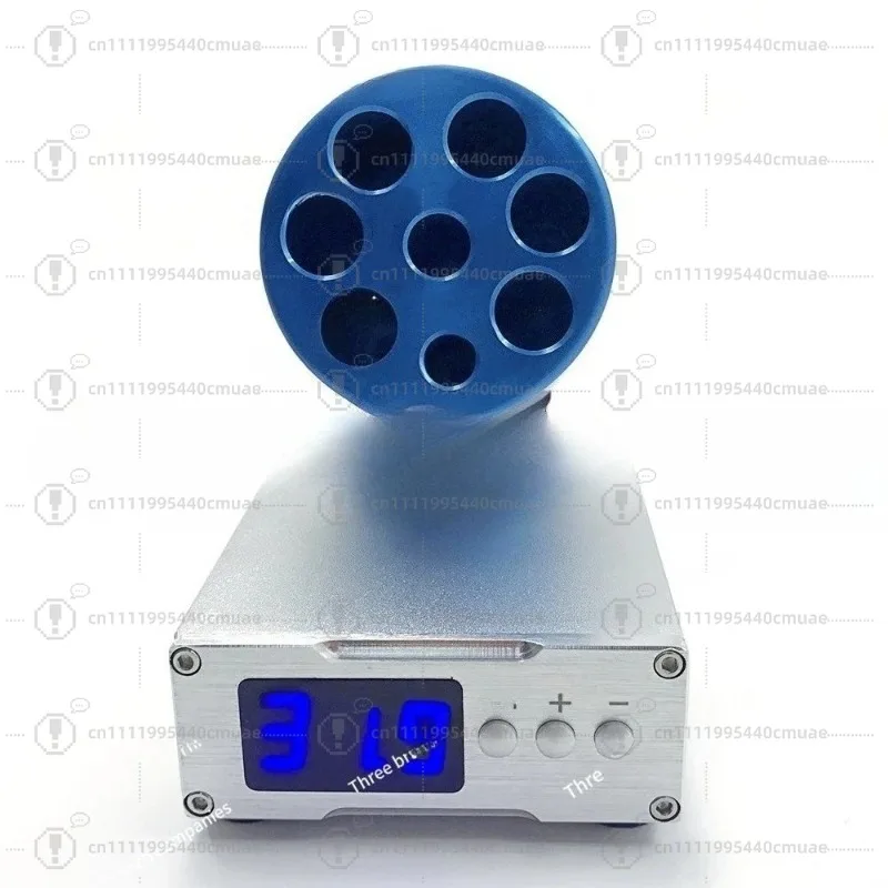 Resin heaters, photocurable materials, aesthetic repair equipment and equipment