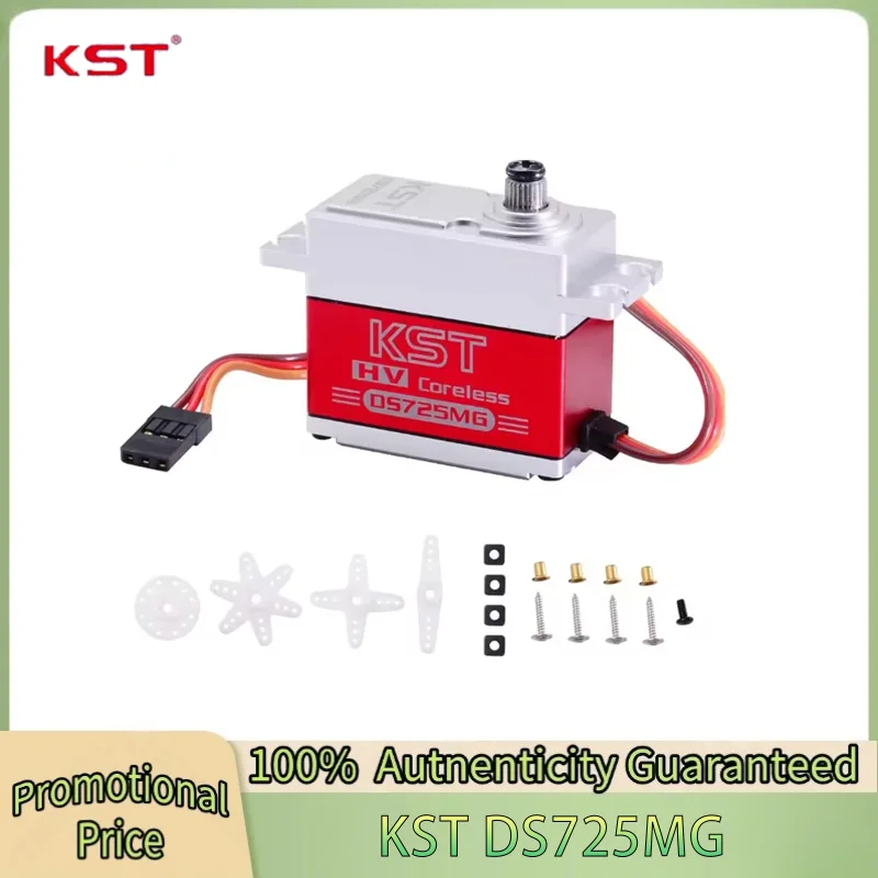 

Original KST DS725MG Standard HV Metal Case Metal Gear Digital Servo Motor for 550 RC Helicopter Airplane