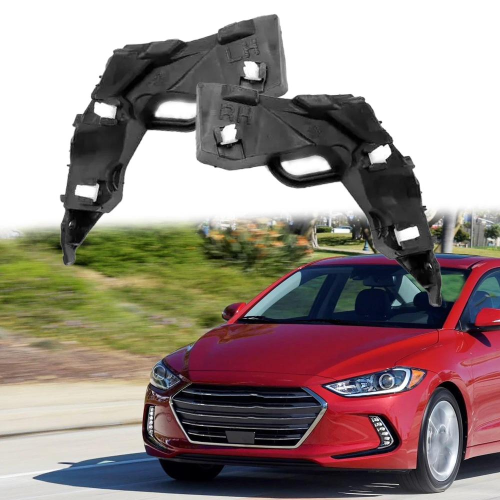 

2 Pcs Car Front Bumper Retainer Brackets For Hyundai Elantra 2017-2018 86515-F2000 86516-F2000