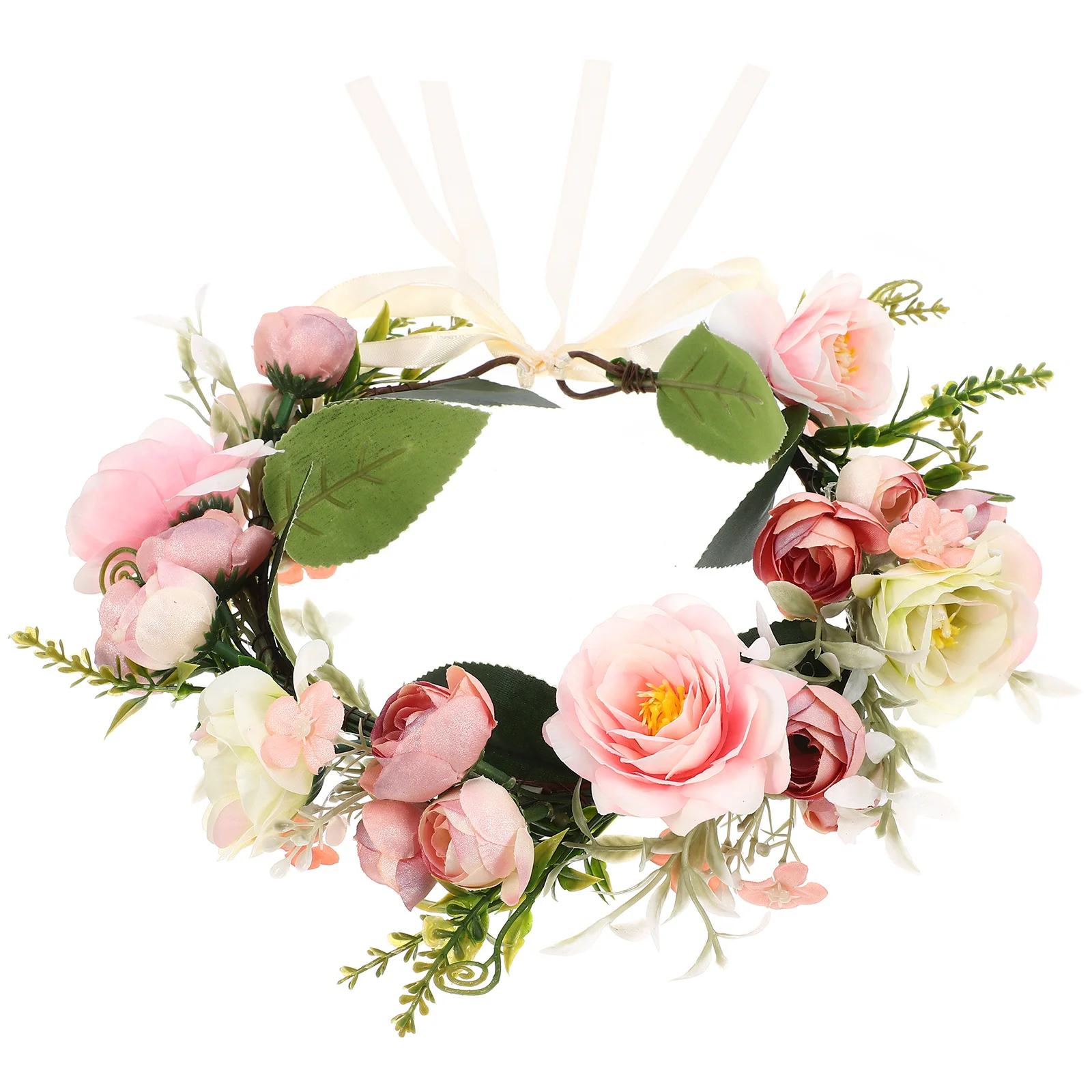 

Flower Headband For Women Girls Hair Band Wedding Bridal Accessories Summer Beach Party Cosplay Festival Wear