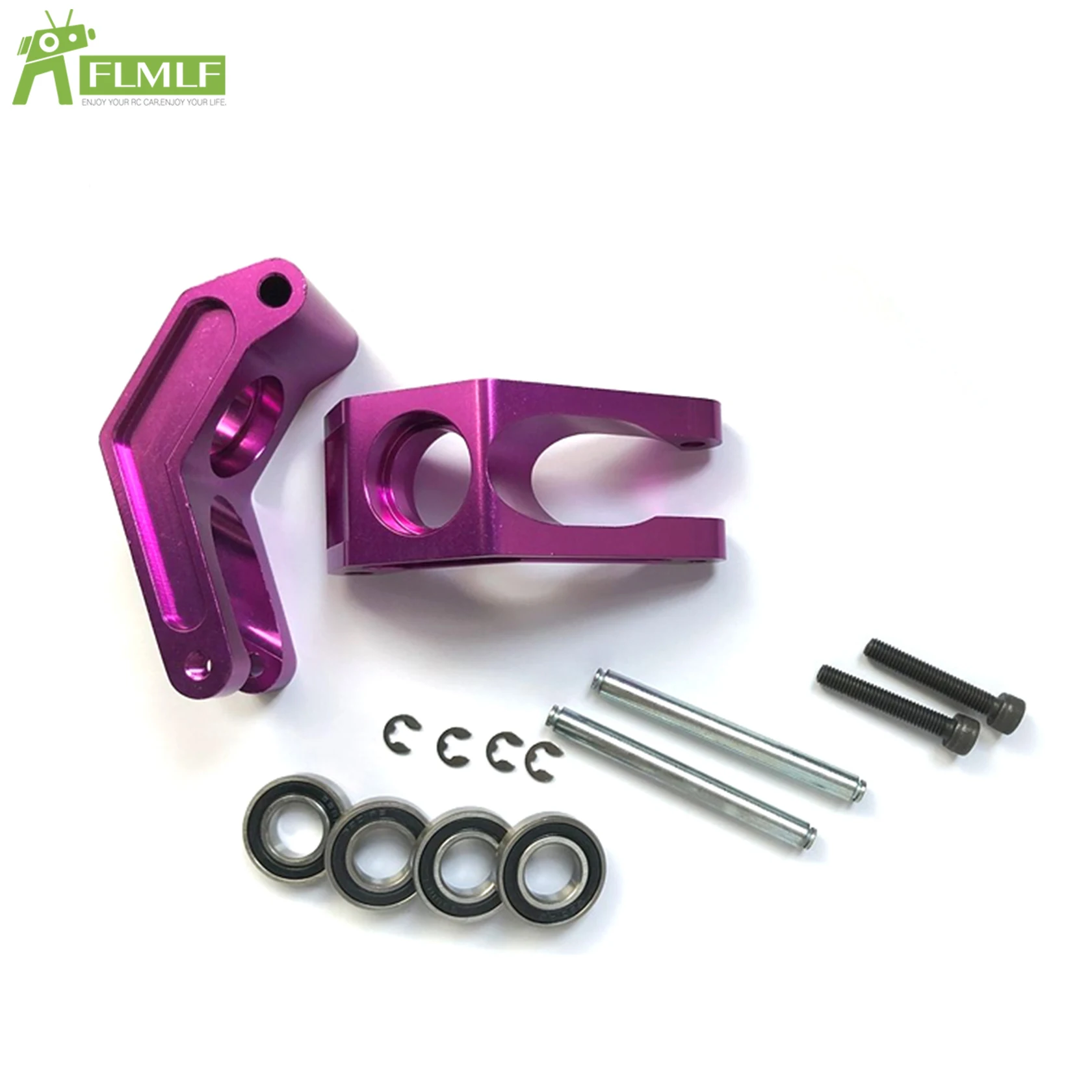 Alloy CNC Rear Wheel Hub Carrier Kit Fit for 1/5 HPI ROFUN BAHA King Motor ROVAN BAJA 5B 5T 5SC Rc Car Toys Games Parts