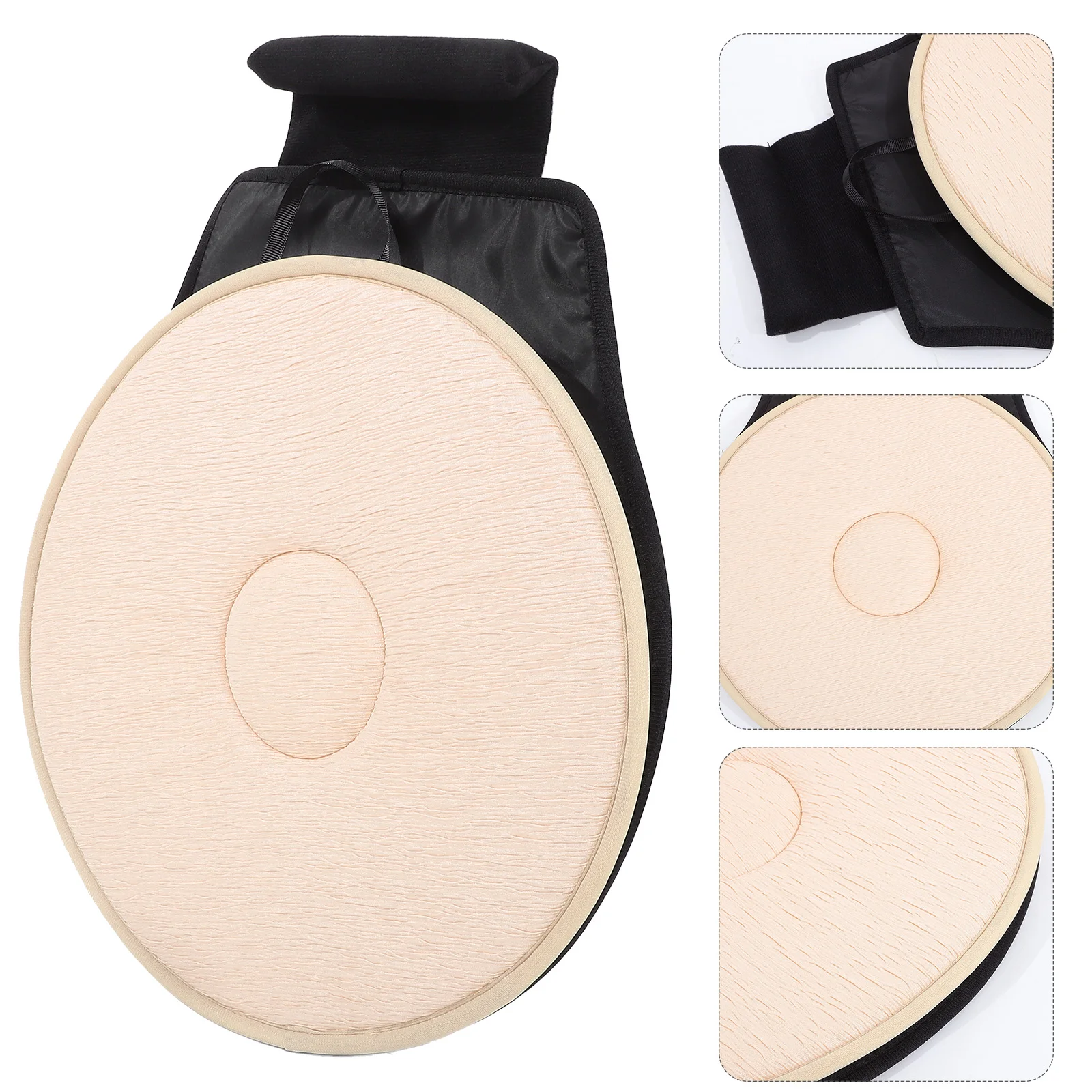 Sitting Pad Car Swivel Cushion Seat Revolving Protection Rotating for Beige Elder