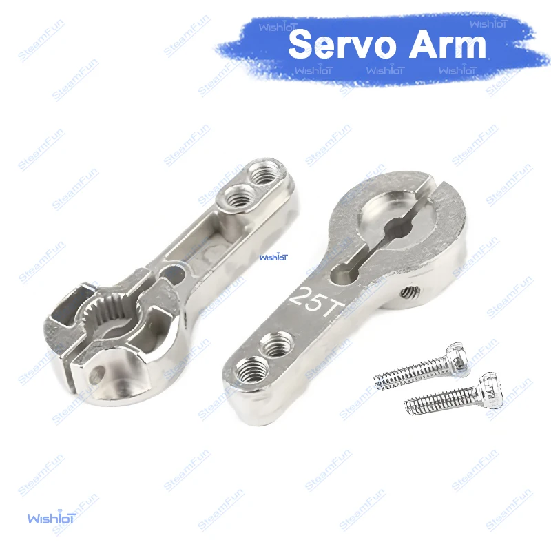 25T Standard Metall-Servoarm Aluminium-Hornarm Servoteile 25T Metall-Fernbedienungs-Servoarmteile