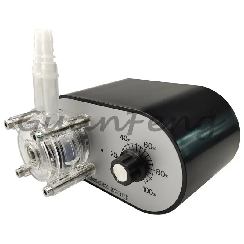 Adjustable Speed Anti-corrosion Peristaltic Pump, 110V/220V Self-priming 114-500ml/min Titration Pump, Used for Laboratory
