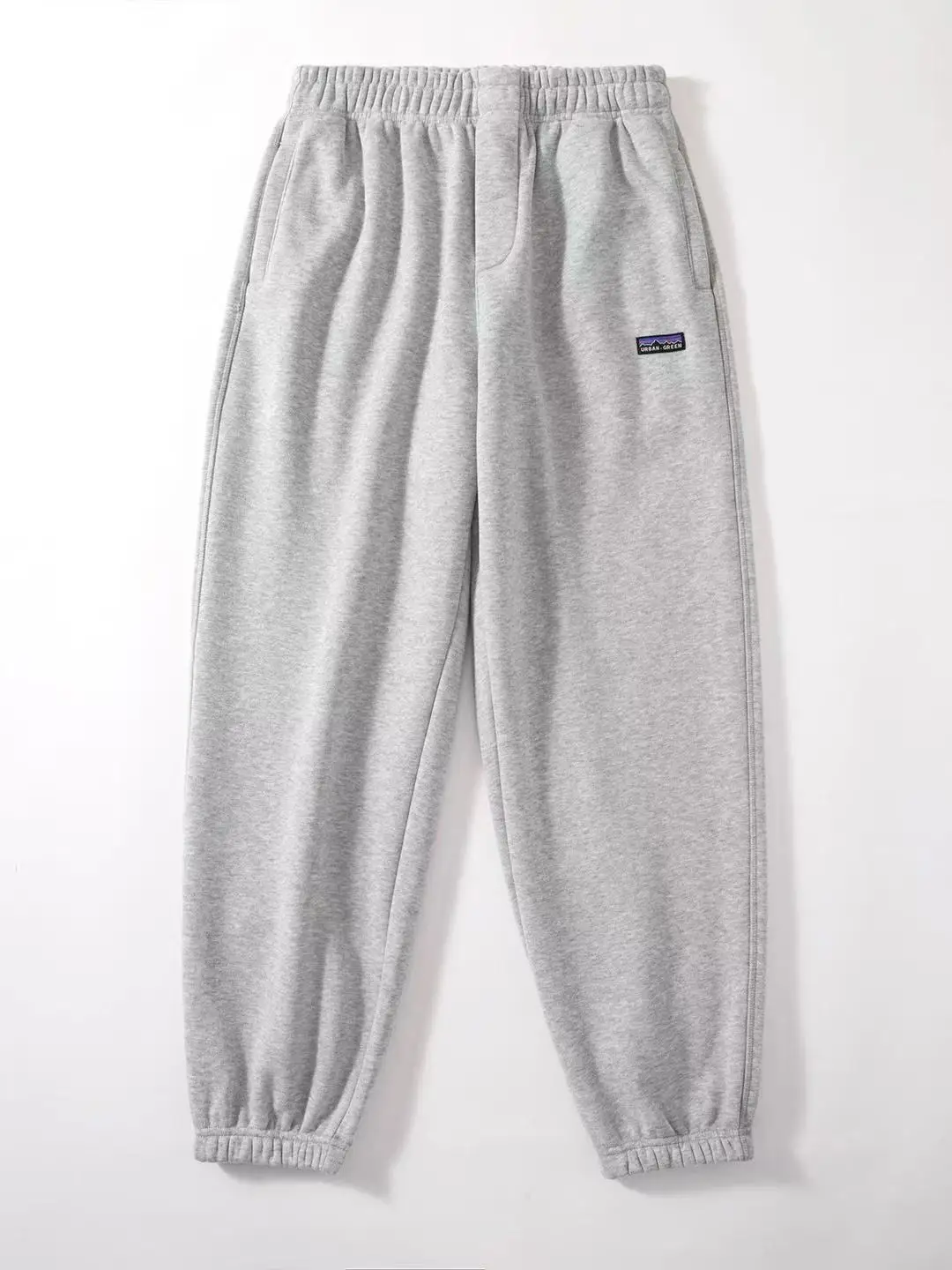 Ba jia ti inverno fce forrado perna reta calças esportivas femininas quentes soltas com punho casual all-match calças compridas