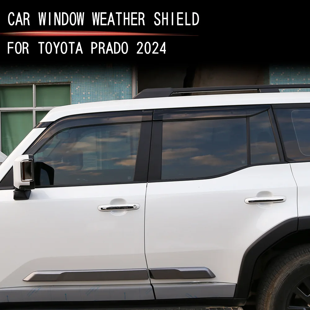 

Для Toyota Land Cruiser 250 Prado LC250 внешние оконные козырьки, дефлектор от дождя и солнца, защитная крышка из АБС-пластика, автомобильные аксессуары