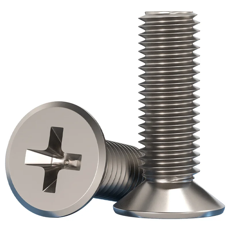 

TA2 Pure Titanium & Titanium Alloy Countersunk Cross Head Screws Flat Head Bolts M2 M2.5 M3 M4 M5 M6 M8 Hardware Accessories
