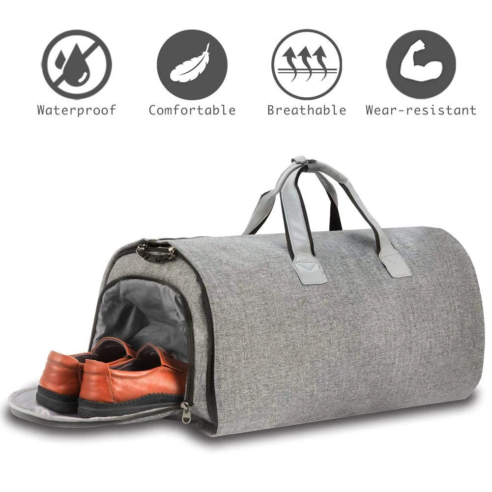 New Large Capacity Portable Travel Duffel Bag Multi Function Folding Suit Bag Single Shoulder Crossbody Bag Suit Storage Bags