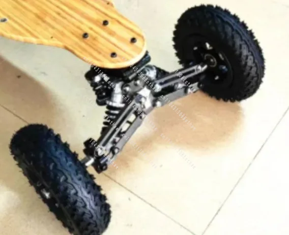 Shock Absorber Bridge, Independent Suspension Skateboard Bridge Shock Absorber for Electric Skateboard, Off-road Skateboard