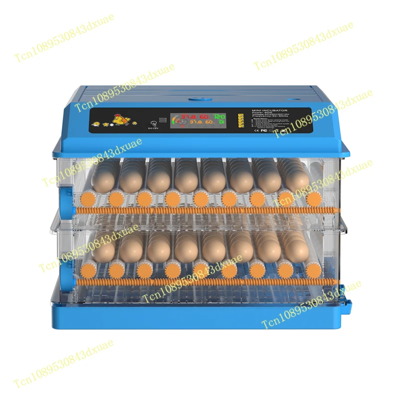 Poultry Farm Egg Incubators Hatcher 64/128/192 Eggs Capacity 98% High Hatching Rate Chick Egg Hatching Machine