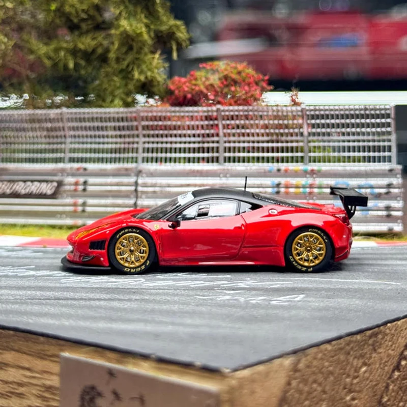 TW Tarmac Works Schaal 1:64 458 Italia GT3 Legering Model Auto Statische Collectie Versierd Vakantie Geschenken Speelgoed