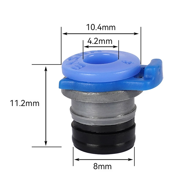 1/5Pcs ECAS04 Bowden Fitting ERCF V2.0 Voron M4 3D Drucker Teile Zubehör Extruder Embedded Collet Clips