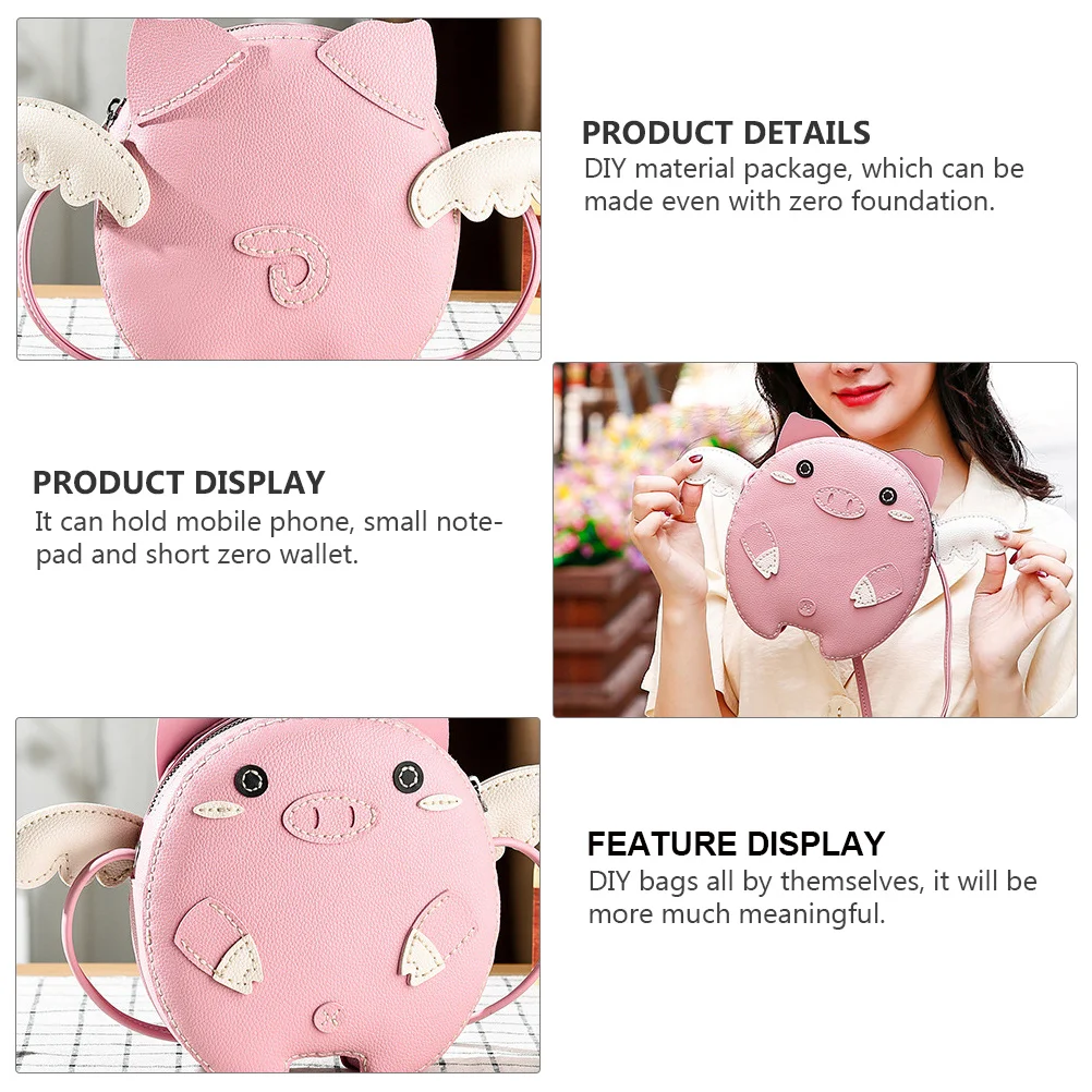 

Mini Crossbody Bag Material Sewing Supplies Handmade Polyester DIY Materials Package Long Last Durable Parent Class Bag