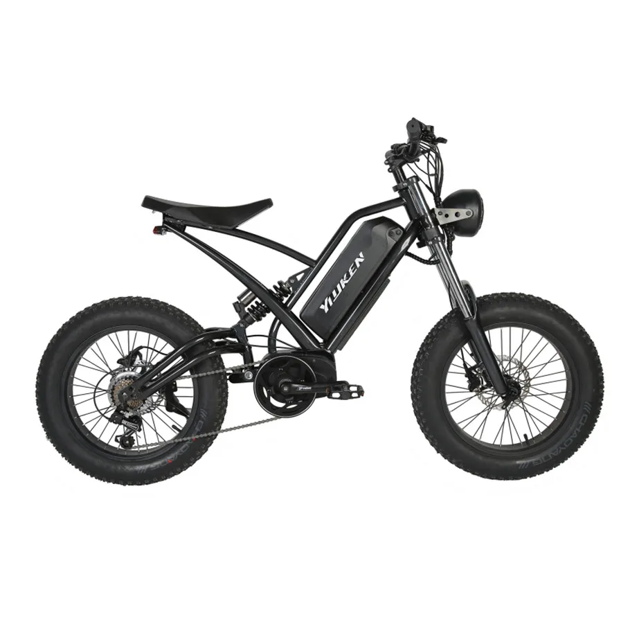 

2022 Lightweight 48V Bafang Mid Drive Motor Full Suspension MTB Enduro Carbon Fiber Bike Frame Big Bike With Steel Construction