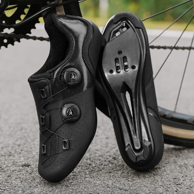 Speed Cycling Sneaker Men\'s Road Cycling Shoes Cleat Shoes Spd Shoes Cycling Flat Pedal Shoes Man Bike Outdoor Footwear White